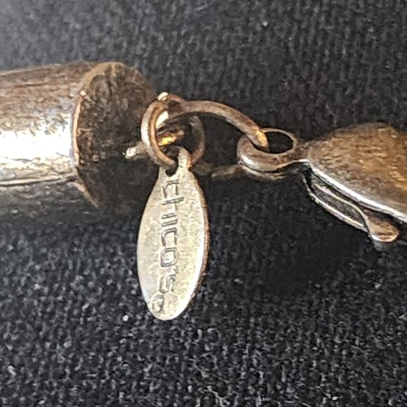 Chico's Vtg Mesh Caged Crystal Gold Metal Beads w/Rhinestone Bling 34" Necklace - Picture 13 of 16